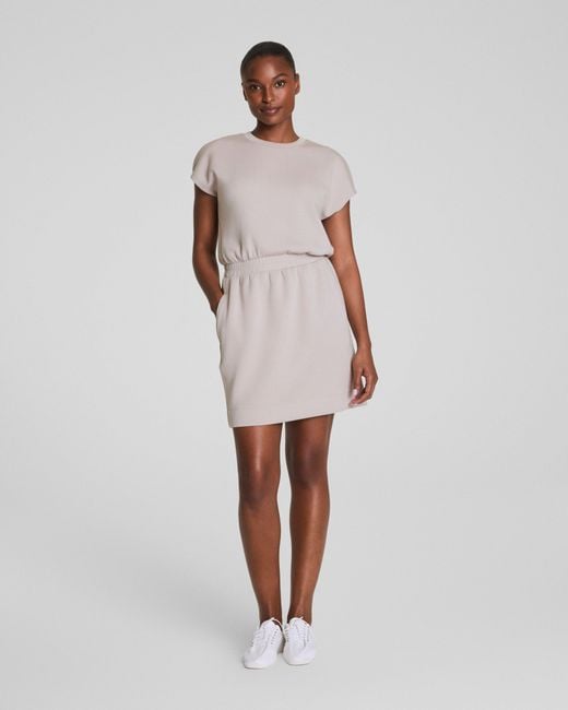 spanx airessentials v neck mini dress SPANX | Dresses | Brand New Spanx Air Essentials Vneck Mini Dress In Powder  Sz M