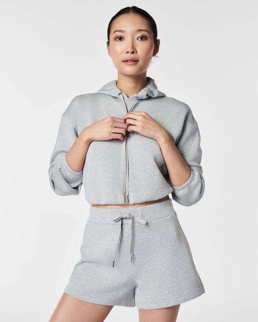 Spanx White Airessentials Cinched Hoodie