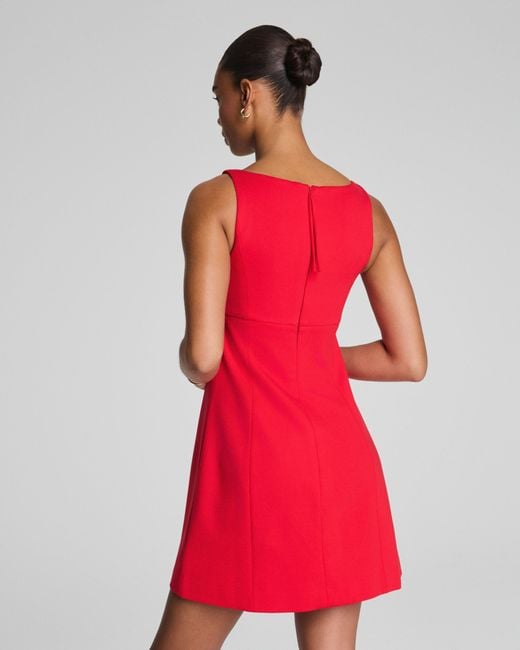strapless open back dress Spanx Air Essentials Colorblock Mini T-Shirt Dress – Bo & Company