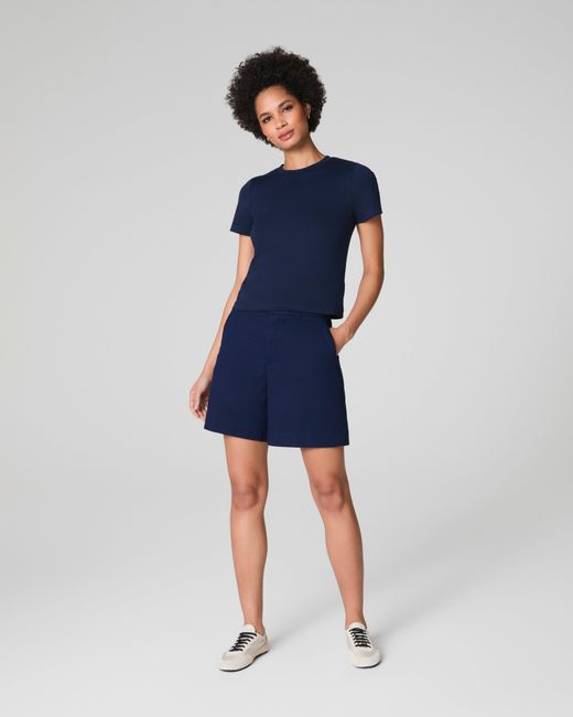 Spanx Blue ® Cotton Crewneck Tee