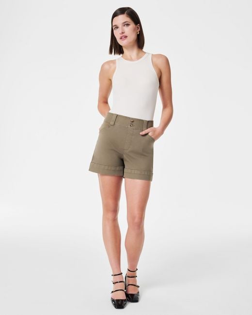 Spanx Natural Stretch Twill Trouser Short