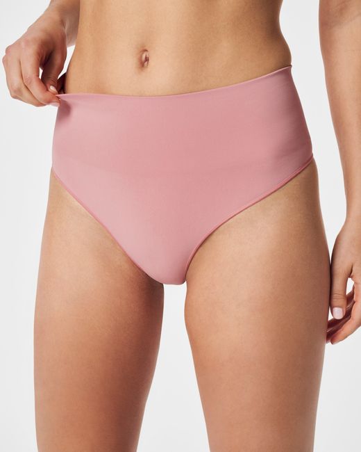 Spanx Pink Seamless Power Sculpting Ecocare Thong