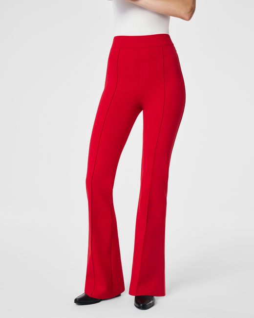 Spanx Red The Perfect Pant, Hi-rise Flare