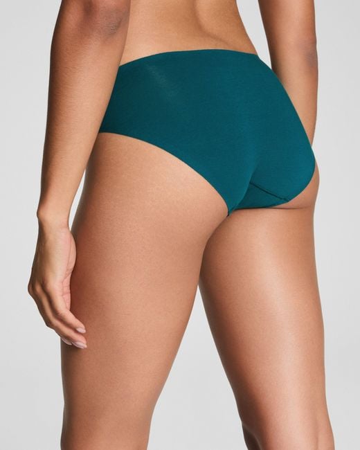 Spanx Purple Smooth Fit-To-You Supima Cotton Bikini 3-Pack
