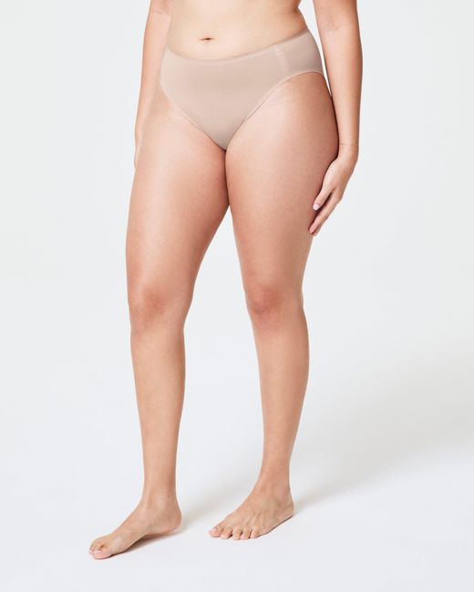 Spanx Natural Smooth Fit-To-You Modal Cotton Hi-Leg Brief 3-Pack Box