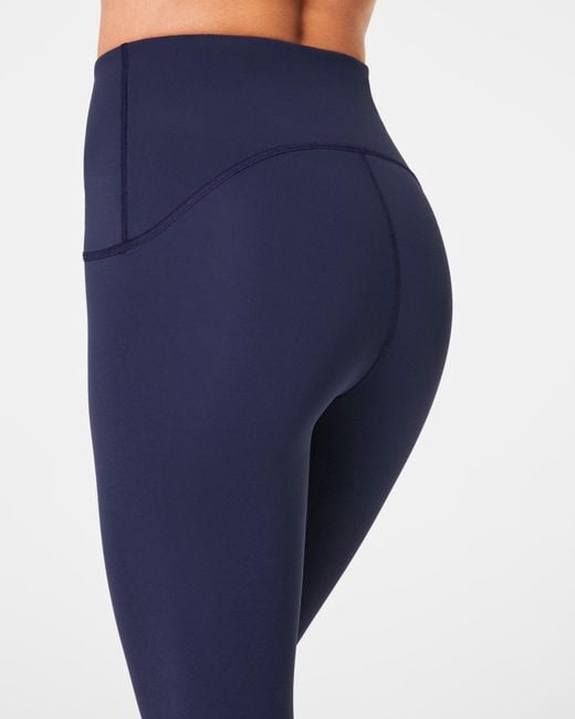 Spanx Blue Shape Booty Boost Full-Length Leggings