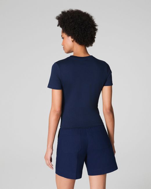 Spanx Blue ® Cotton Crewneck Tee