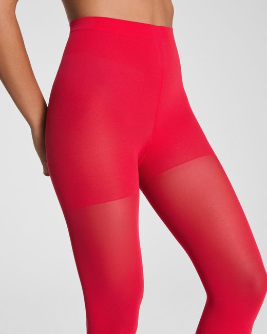 Spanx Red Shape Shorty Tights
