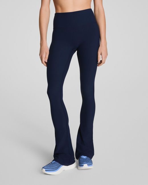 Spanx Blue Smooth Onform Micro Flare Pants