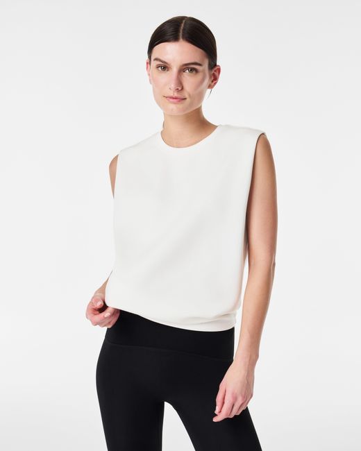 Spanx White Airessentials Muscle Tank
