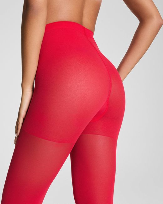Spanx Red Shape Shorty Tights