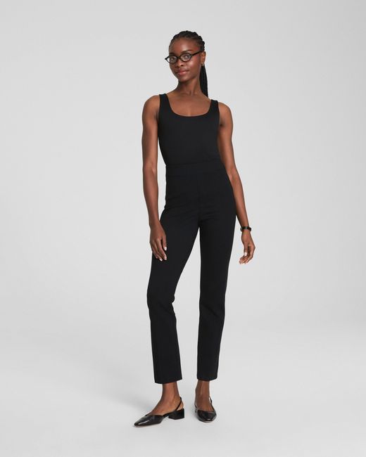 Spanx Black Supersmooth Perfectfit Ponte Slim Straight Pants
