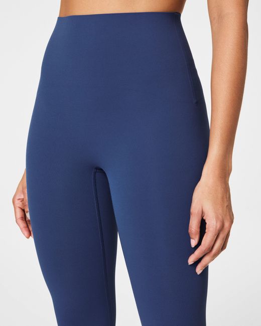 Spanx Blue Shapetm Coreluxe 7/8 Leggings With Mid-tummy Compression