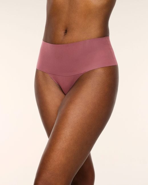 Spanx Pink Supersmooth Undie-Tectable Thong