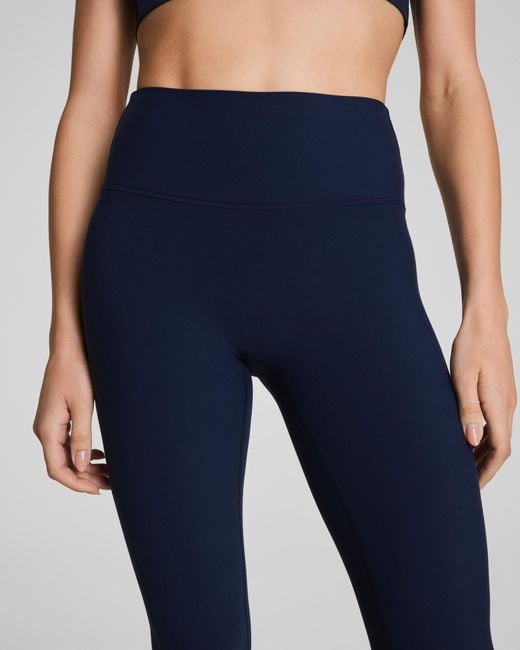 Spanx Blue Smooth Onform Micro Flare Pants