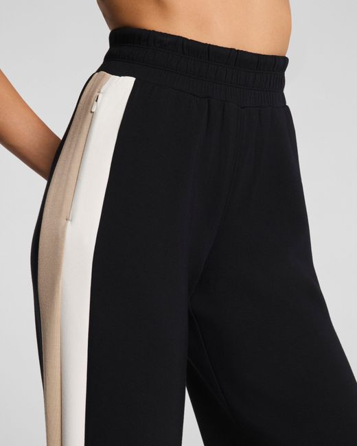 Spanx Black Airessentials Colorblock Track Pants