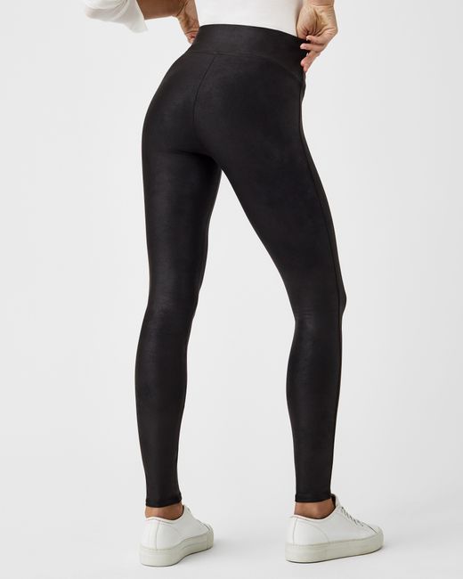 SPANX high-waisted faux-leather Leggings - Farfetch