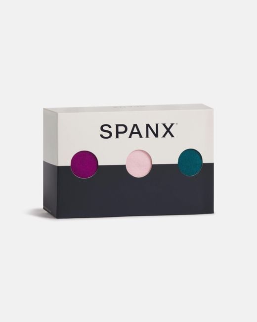 Spanx Purple Smooth Fit-To-You Supima Cotton Bikini 3-Pack