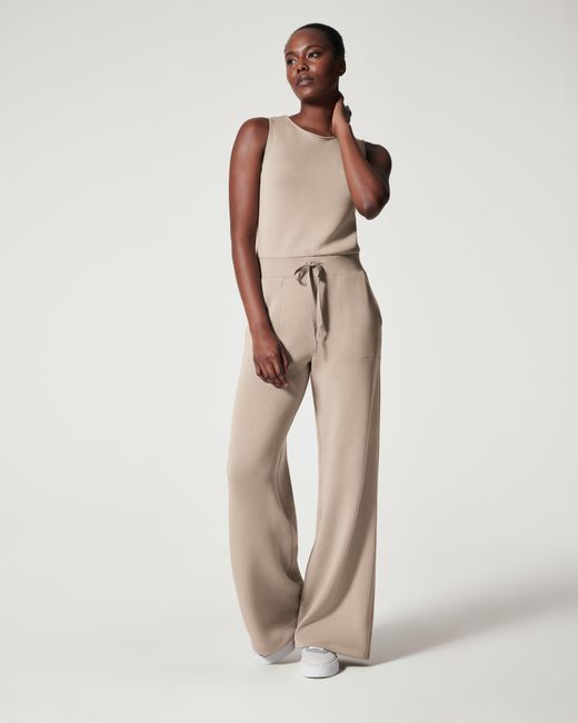 Spanx Airessentials Jumpsuit in Natural | Lyst
