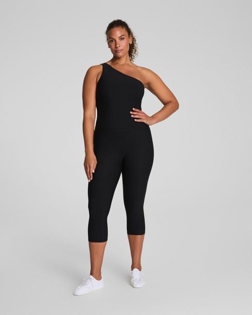 Spanx Black Smooth Onform Cropped Leggings, 19"