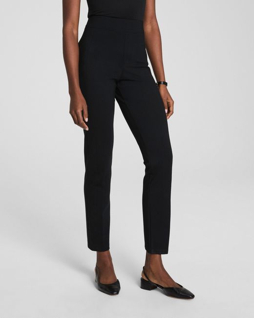 Spanx Black Supersmooth Perfectfit Ponte Slim Straight Pants