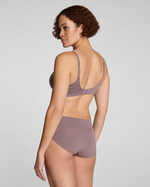 Spanx Gray Supersmooth Brava Push-Up Bra
