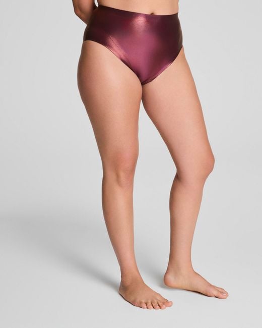 Spanx Purple Shape Luxeshine Brief