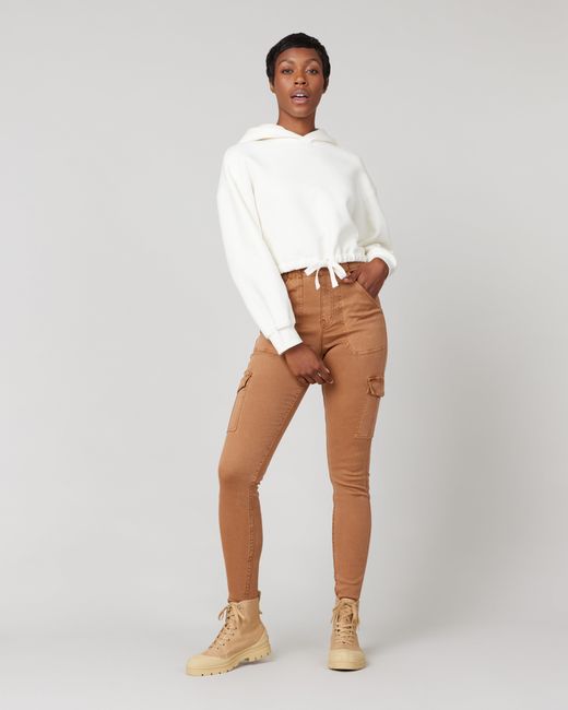 spanx stretch twill ankle cargo pant