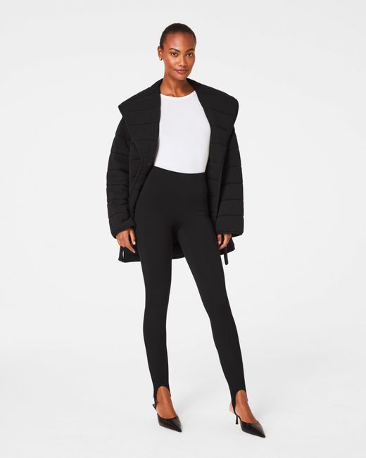 Spanx Black Supersmoothtm Perfectfit Ponte Stirrup Legging