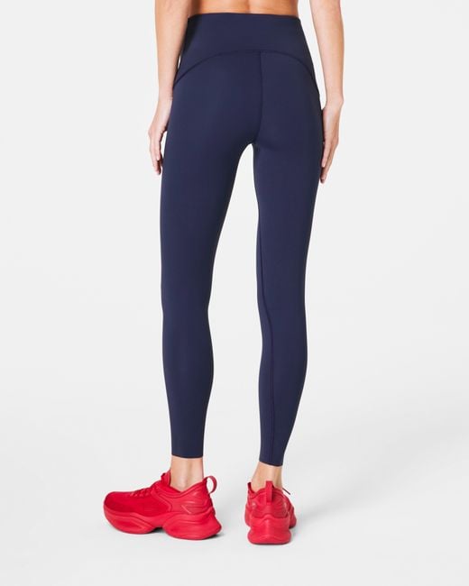 Spanx Blue Shape Booty Boost Full-Length Leggings