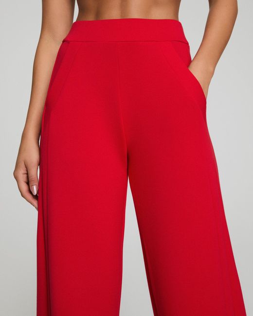 Spanx Red Airessentials® Wide Leg Track Pant