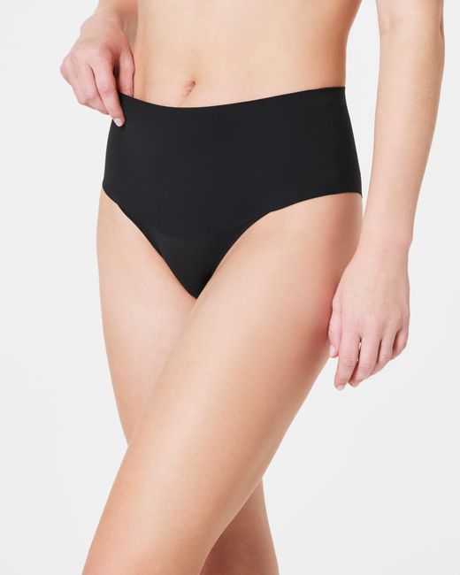 Spanx Black Supersmoothtm Undie-tectable® Tanga