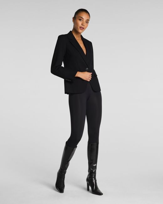 Spanx Blue Ponte Tailored Blazer
