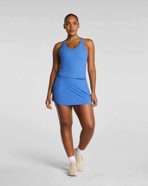 Spanx Blue Shape Boostup Pleated Skort, 14"