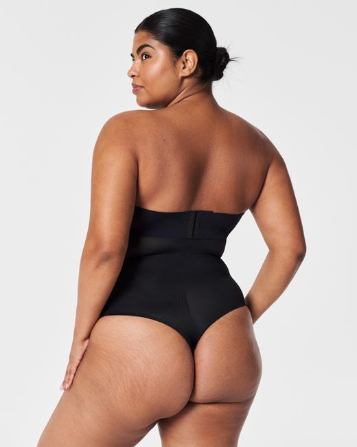 Spanx Black Shape Invisible High-Waisted Thong