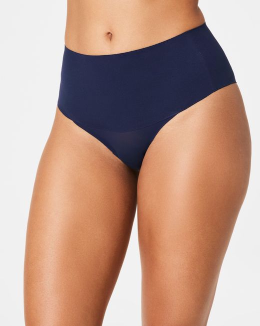 Spanx Blue Supersmoothtm Undie-tectable® Tanga