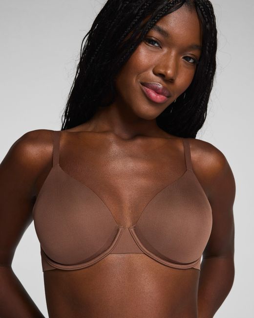 Spanx Brown Supersmooth Brava Lightly Lined Bra