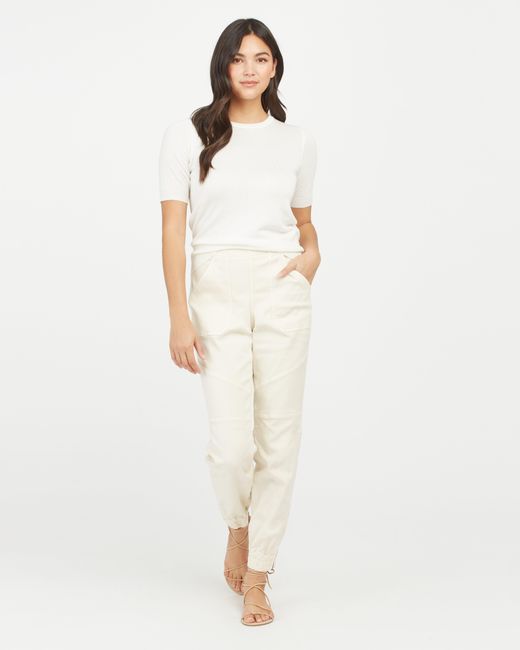 spanx stretch twill jogger