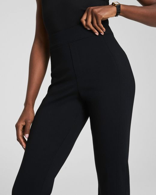 Spanx Black Supersmooth Perfectfit Ponte Slim Straight Pants