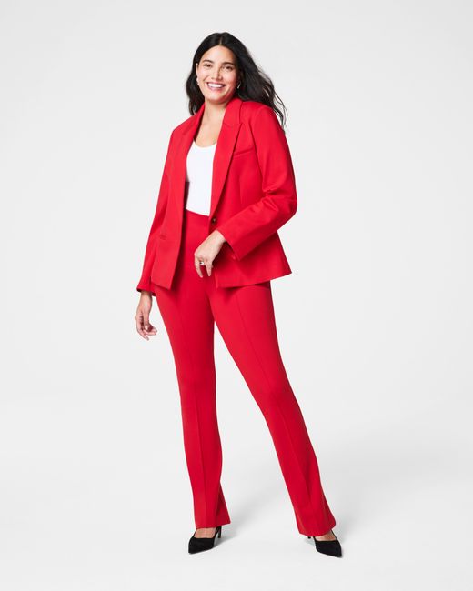 Spanx Blue Supersmoothtm Perfectfit Ponte Micro Flare Pant