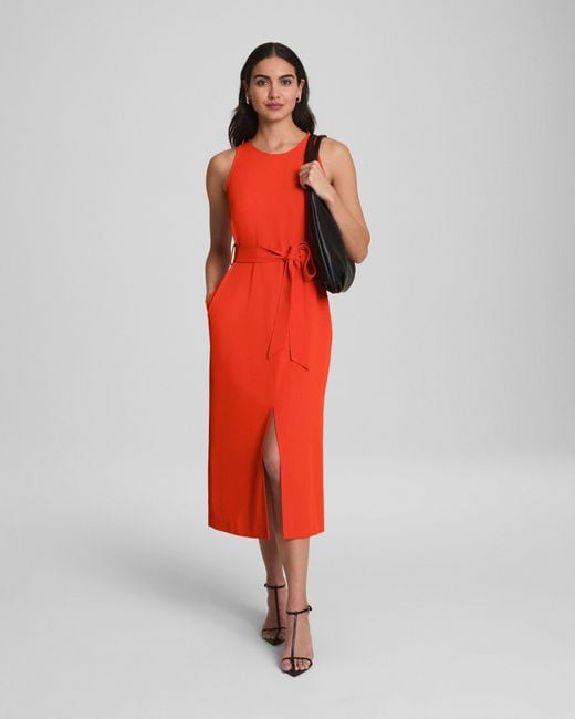 Spanx Carryon Maxi Dress in Red | Lyst