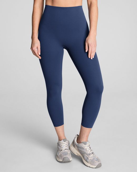 Spanx Blue Shapetm Coreluxe 7/8 Leggings With Mid-tummy Compression