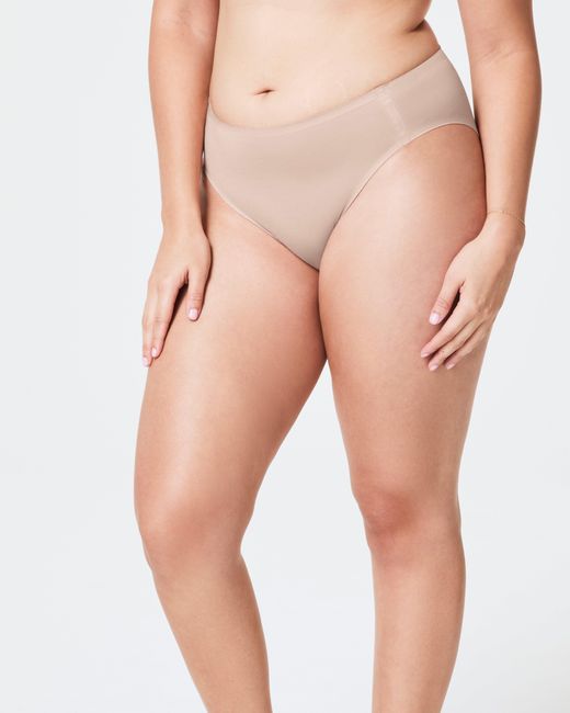 Spanx Natural Smooth Fit-To-You Modal Cotton Hi-Leg Brief 3-Pack Box