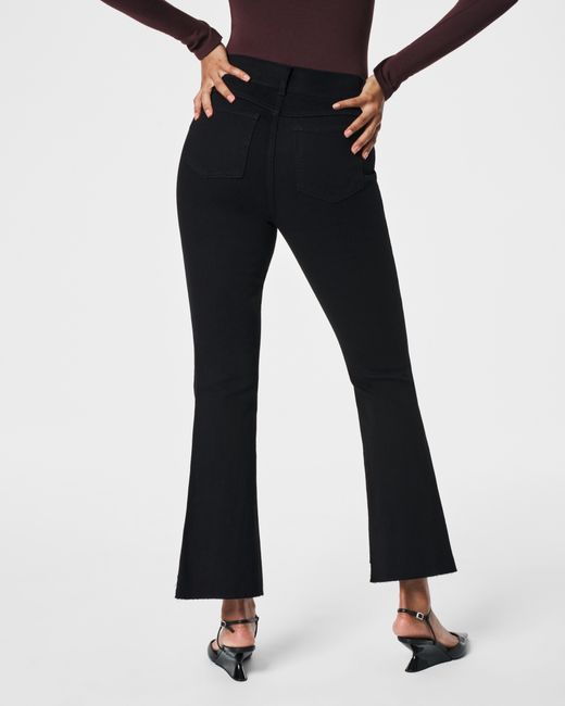 Spanx Step Hem Kick Flare Jeans in Blue Lyst
