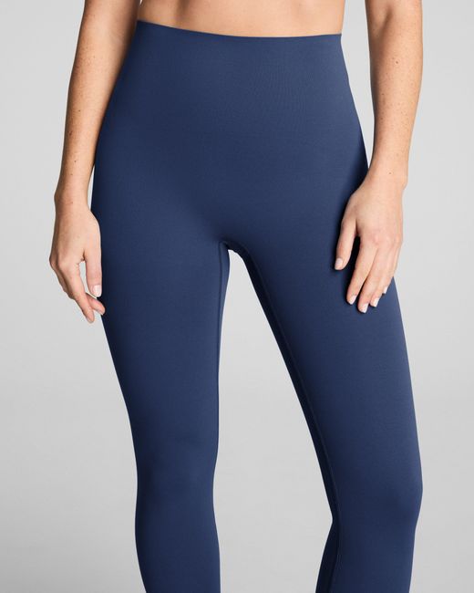 Spanx Blue Shapetm Coreluxe 7/8 Leggings With Mid-tummy Compression