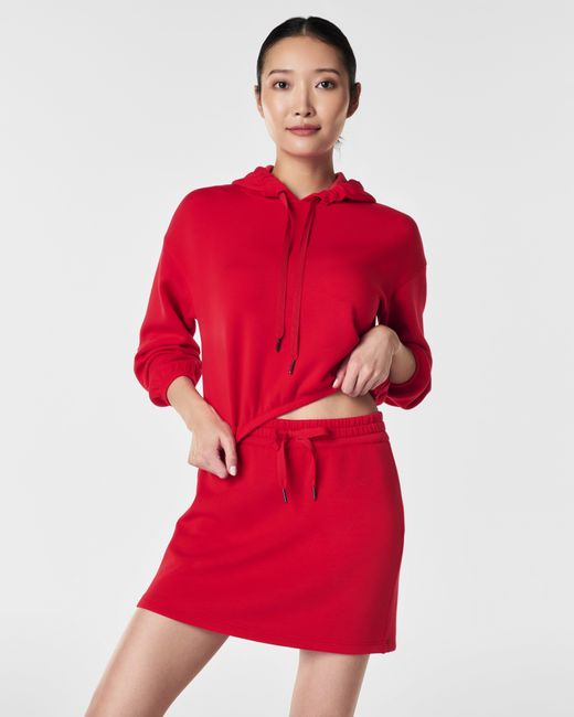 Spanx Red Airessentials Cinched Hoodie