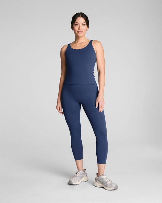 Spanx Blue Shapetm Coreluxe 7/8 Leggings With Mid-tummy Compression