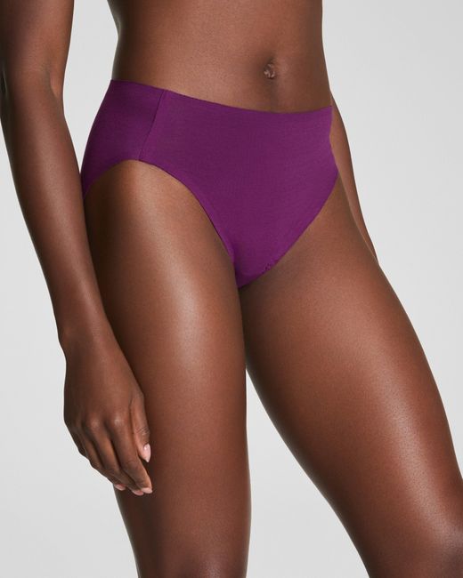 Spanx Purple Smooth Fit-To-You Supima Cotton Brief 3-Pack