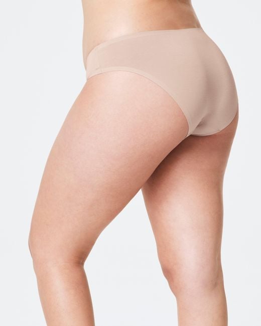 Spanx Natural Smooth Fit-To-You Modal Cotton Bikini 3-Pack Box