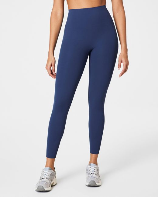 Spanx Blue Shapetm Coreluxe 7/8 Leggings With Mid-tummy Compression